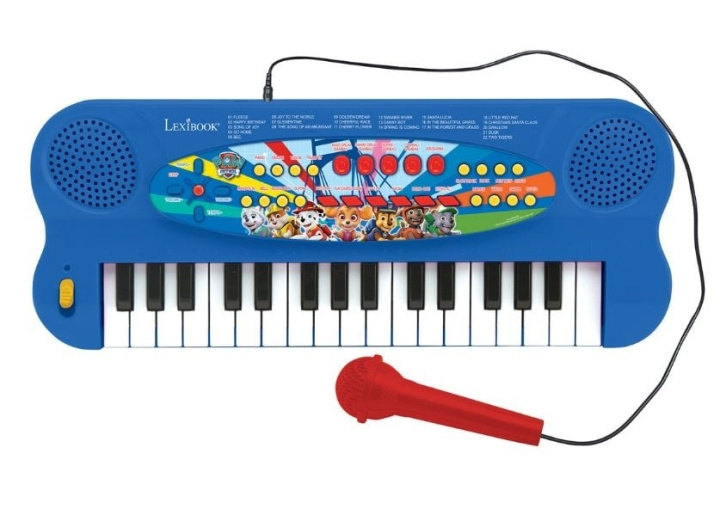 Lexibook Paw Patrol - Elektronisk keyboard m. mikrofon (32 tangenter) (K703PA) i gruppen LEKER, BARN OG BABY / Musikk, sang og bilde / Instrumenter hos TP E-commerce Nordic AB (D12337)