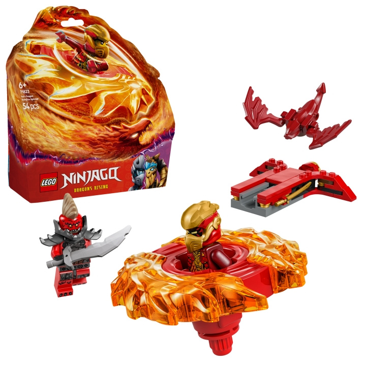 LEGO Ninjago - Kais drage Spinjitzu-spinner (71823) i gruppen LEKER, BARN OG BABY / Leker / Figurer, miniatyrer og tilbehør hos TP E-commerce Nordic AB (D12344)