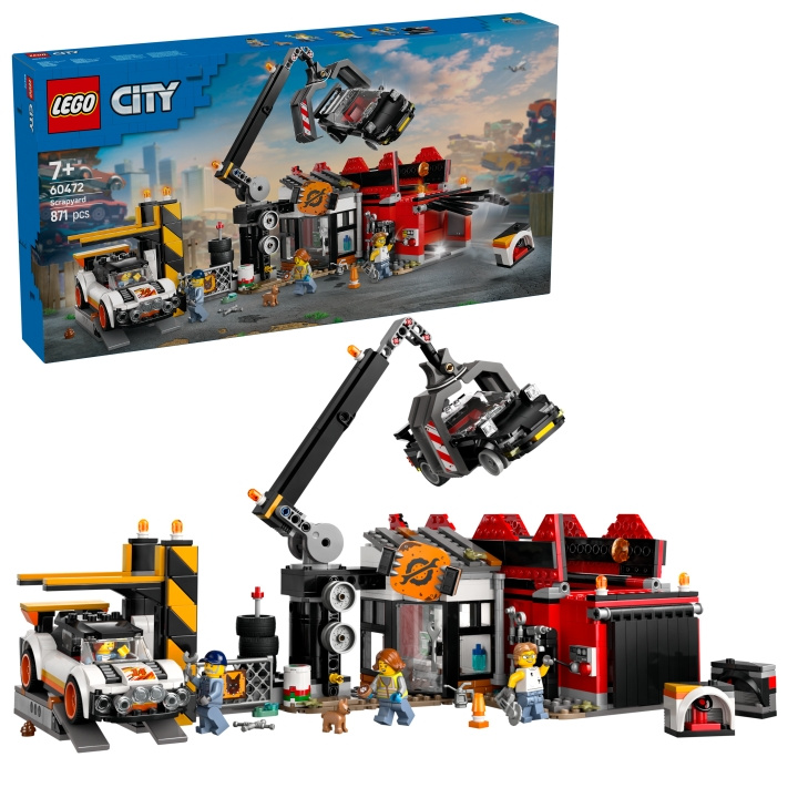 LEGO LEGO City - Skrapplass med biler (60472) i gruppen LEKER, BARN OG BABY / Leker / Byggeleker / Lego hos TP E-commerce Nordic AB (D12350)