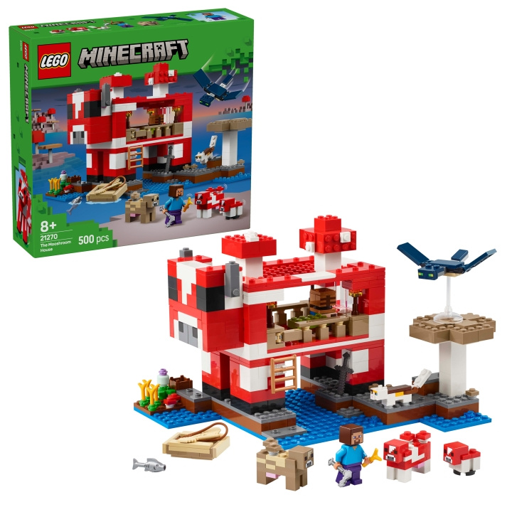 LEGO Minecraft - Mooshroom House (21270) i gruppen LEKER, BARN OG BABY / Leker / Byggeleker / Lego hos TP E-commerce Nordic AB (D12375)