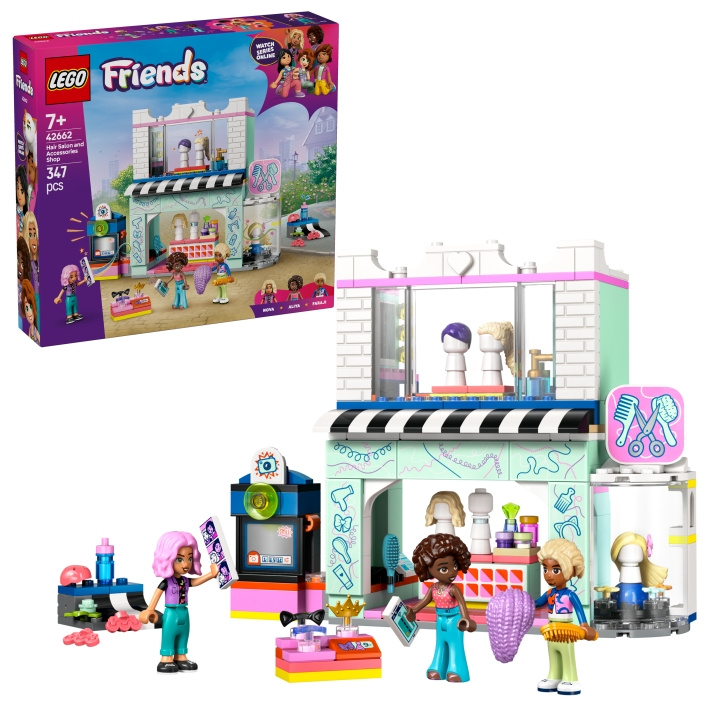 LEGO LEGO Friends - frisørsalong og tilbehørsbutikk (42662) i gruppen LEKER, BARN OG BABY / Leker / Byggeleker / Lego hos TP E-commerce Nordic AB (D12413)