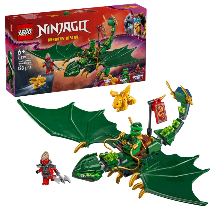 LEGO Ninjago - Lloyds grønne skogsdrage (71829) i gruppen LEKER, BARN OG BABY / Leker / Byggeleker / Lego hos TP E-commerce Nordic AB (D12415)