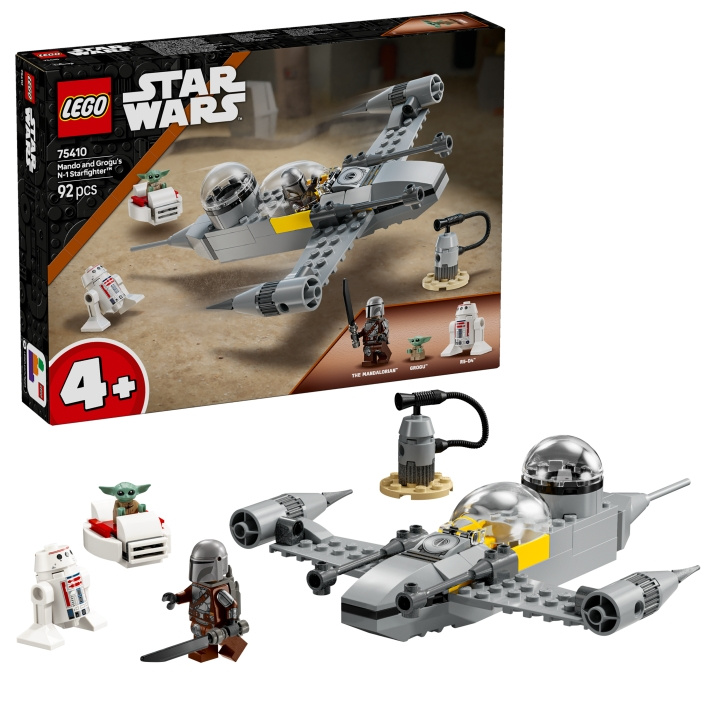 LEGO Star Wars TM - Mando og Grogus N-1 Starfighter (75410) i gruppen LEKER, BARN OG BABY / Leker / Byggeleker / Lego hos TP E-commerce Nordic AB (D12435)