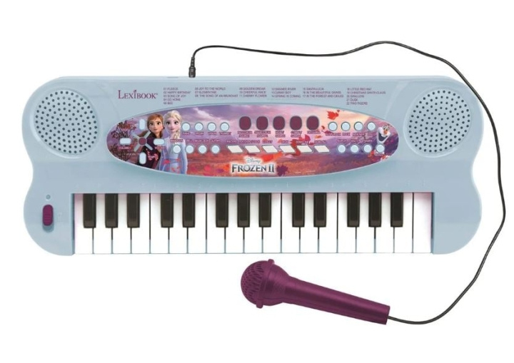 Lexibook Disney Frozen - Elektronisk keyboard m. mikrofon (32 tangenter) (K703FZ) i gruppen LEKER, BARN OG BABY / Musikk, sang og bilde / Instrumenter hos TP E-commerce Nordic AB (D12446)