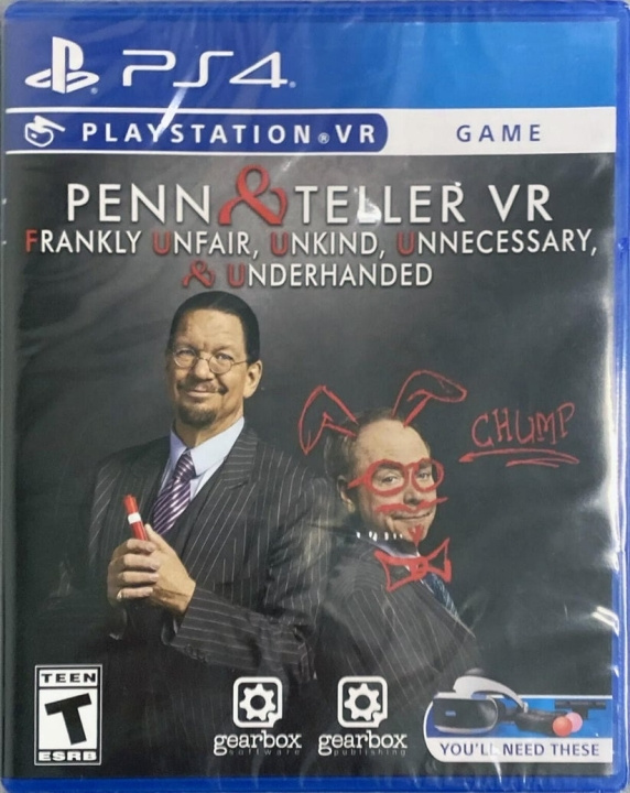 Penn & Teller VR: Frankly Unfair (Import) (PS4) i gruppen Elektronikk / TV-spill & tilbehør / Sony PlayStation 4 / Spill hos TP E-commerce Nordic AB (D12478)