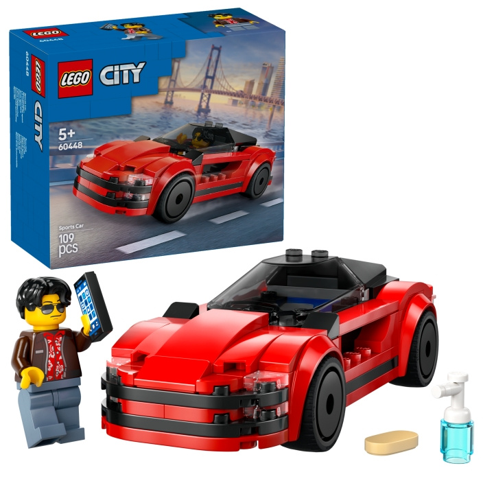 LEGO LEGO City - Rød sportsbil (60448) i gruppen LEKER, BARN OG BABY / Leker / Byggeleker / Lego hos TP E-commerce Nordic AB (D12514)