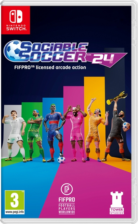 Sociable Soccer 24 (Switch) i gruppen Elektronikk / TV-spill & tilbehør / Nintendo Switch / Spel hos TP E-commerce Nordic AB (D12518)