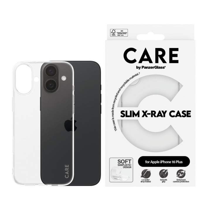 CARE by PanzerGlass - Etui - iPhone 16 Plus i gruppen SMARTTELEFON & NETTBRETT / Mobilbeskyttelse / Apple / iPhone 16 hos TP E-commerce Nordic AB (D12570)