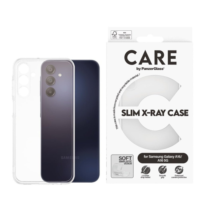 CARE by PanzerGlass - Etui - Gjennomsiktig - Samsung Galaxy A15/A15 5G i gruppen SMARTTELEFON & NETTBRETT / Mobilbeskyttelse / Samsung hos TP E-commerce Nordic AB (D12579)