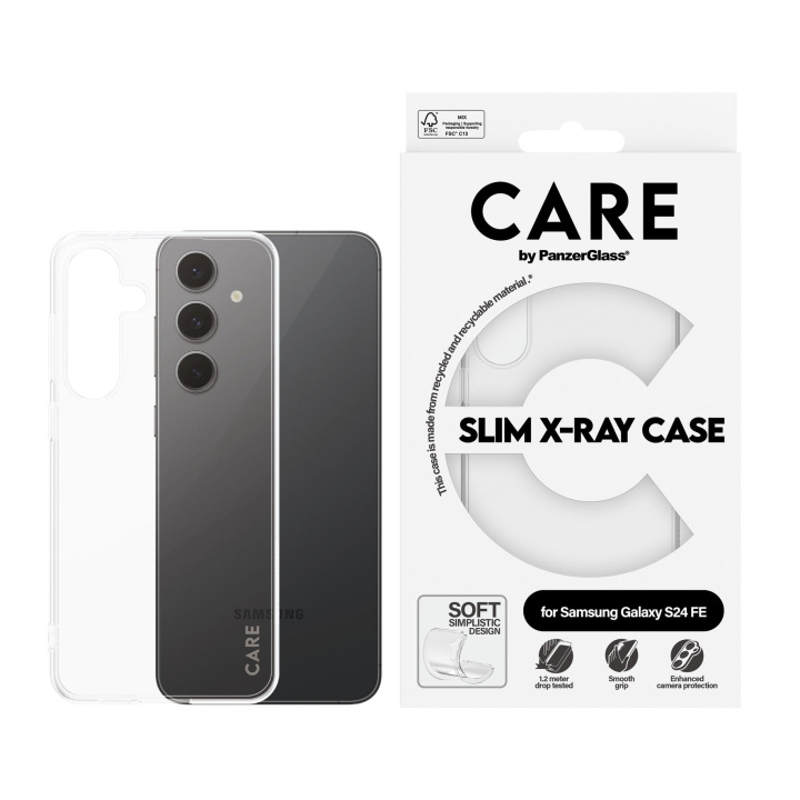 CARE by PanzerGlass Etui - gjennomsiktig - Samsung Galaxy S23 FE i gruppen SMARTTELEFON & NETTBRETT / Mobilbeskyttelse / Samsung hos TP E-commerce Nordic AB (D12591)