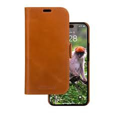 dbramante1928 Lynge Flip-etui - iPhone 15 Pro - Tan i gruppen SMARTTELEFON & NETTBRETT / Mobilbeskyttelse / Apple / iPhone 15 hos TP E-commerce Nordic AB (D12626)