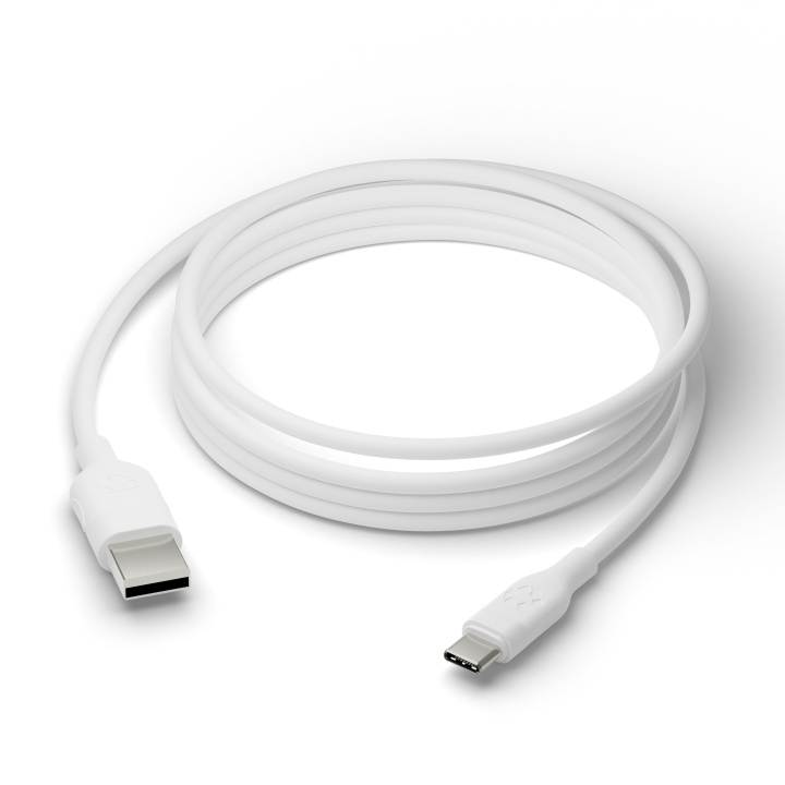 dbramante1928 Re-charge - Kabel - USB-A til USB-C, 2,5 m - Hvit i gruppen Datautstyr / Kabler og adaptere / USB / USB-C hos TP E-commerce Nordic AB (D12690)