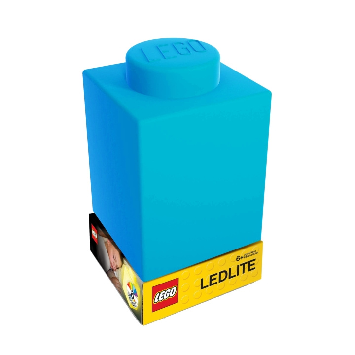 LEGO LED LEGO - Silikonkloss - Nattlys m/LED - Blå i gruppen LEKER, BARN OG BABY / Barnerom / Belysning / Nattlamper hos TP E-commerce Nordic AB (D12727)