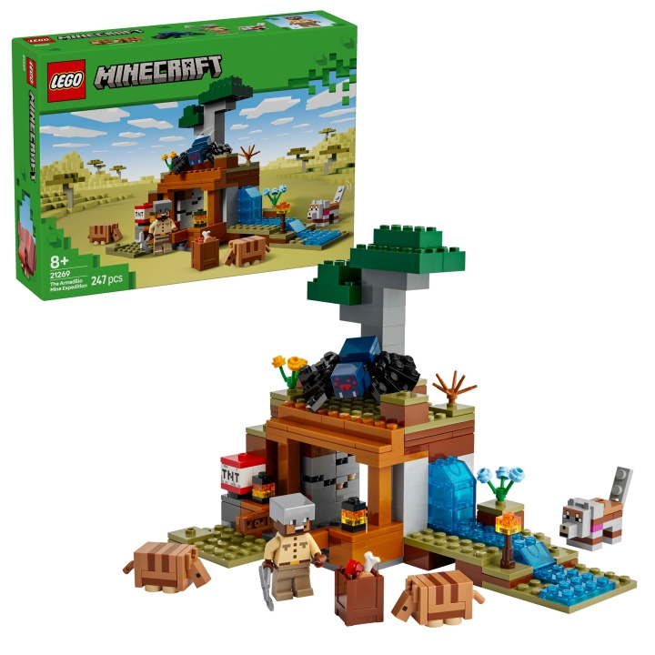 LEGO Minecraft - Bæltedyrgruveekspedisjonen (21269) i gruppen LEKER, BARN OG BABY / Leker / Byggeleker / Lego hos TP E-commerce Nordic AB (D12735)