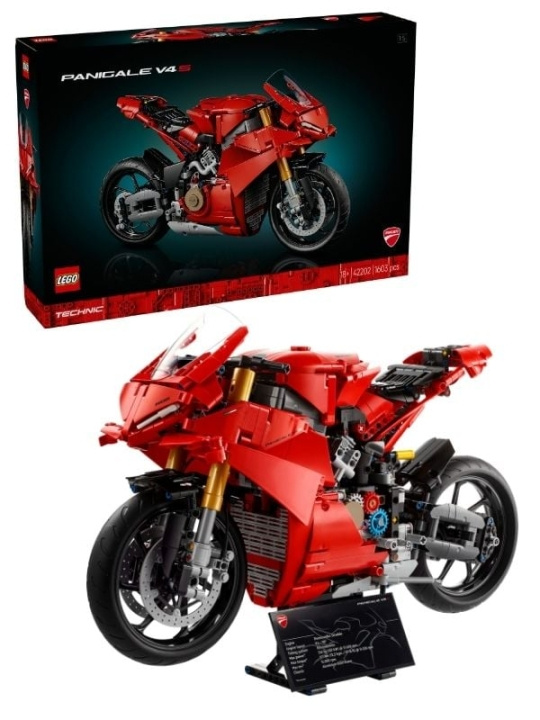 LEGO Technic - Ducati Panigale V4 S motorsykkel (42202) i gruppen LEKER, BARN OG BABY / Leker / Byggeleker / Lego hos TP E-commerce Nordic AB (D12745)