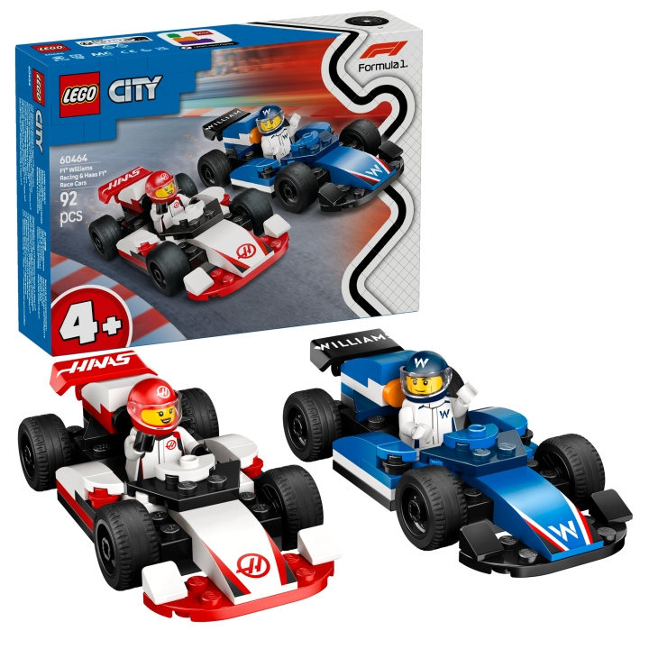 LEGO LEGO City - F1® Williams Racing & Haas F1® Racerbiler (60464) i gruppen LEKER, BARN OG BABY / Leker / Byggeleker / Lego hos TP E-commerce Nordic AB (D12747)