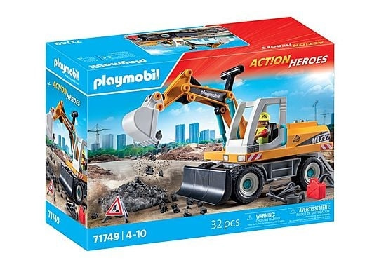 Playmobil Stor gravemaskin (71749) i gruppen LEKER, BARN OG BABY / Leker / Lekesett hos TP E-commerce Nordic AB (D12794)