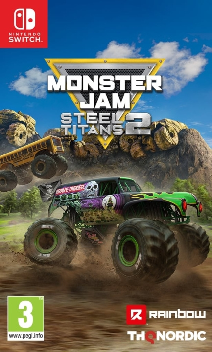 Monster Jam Steel Titans 2 (Switch) i gruppen Elektronikk / TV-spill & tilbehør / Nintendo Switch / Spel hos TP E-commerce Nordic AB (D12828)