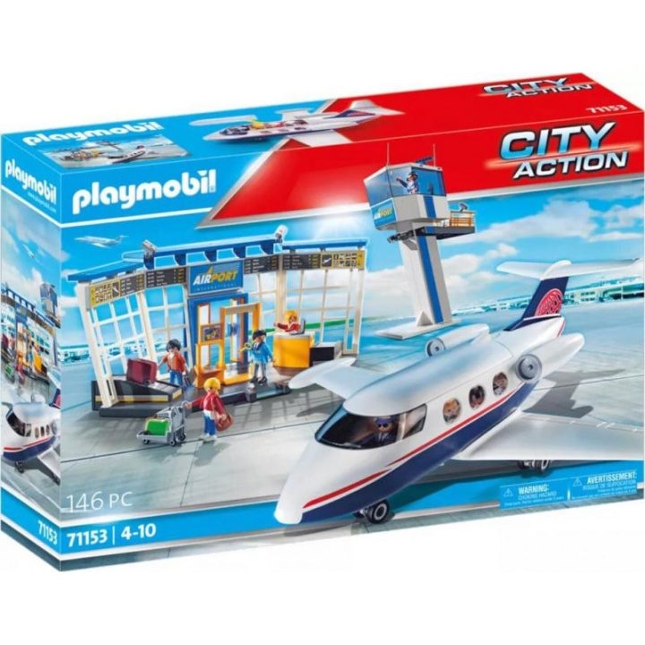 Playmobil Flyplass med fly og kontrolltårn (71153) i gruppen LEKER, BARN OG BABY / Leker / Lekesett hos TP E-commerce Nordic AB (D12830)