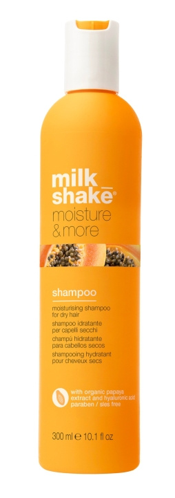 Milk_Shake Moisture & More Shampoo 300 ml i gruppen HELSE OG SKJØNNHET / Hår & styling / Hårpleie / Sjampo hos TP E-commerce Nordic AB (D12870)