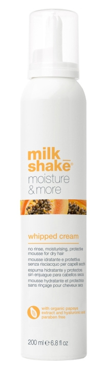 Milk_Shake Moisture & More Whipped Cream 200 ml i gruppen HELSE OG SKJØNNHET / Hår & styling / Hårpleie / Balsamspray/Leave-in hos TP E-commerce Nordic AB (D12871)