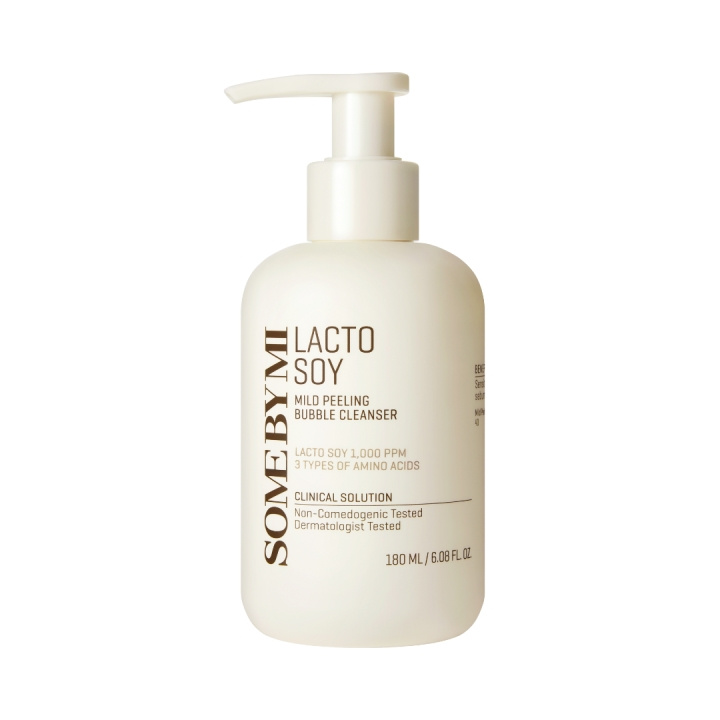 Some By Mi Lactosoy Mild Bubble Peeling Cleanser - 180 ml i gruppen HELSE OG SKJØNNHET / Hudpleie / Ansikt / Rengjøring hos TP E-commerce Nordic AB (D12942)