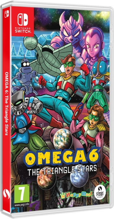 OMEGA 6 The Triangle Stars (Switch) i gruppen Elektronikk / TV-spill & tilbehør / Nintendo Switch / Spel hos TP E-commerce Nordic AB (D12948)