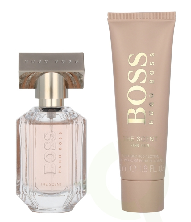 Hugo Boss The Scent For Her Giftset 80 ml Edp Spray 30ml/Body Lotion 50ml i gruppen HELSE OG SKJØNNHET / Gavesett / Gavesett for henne hos TP E-commerce Nordic AB (D13079)