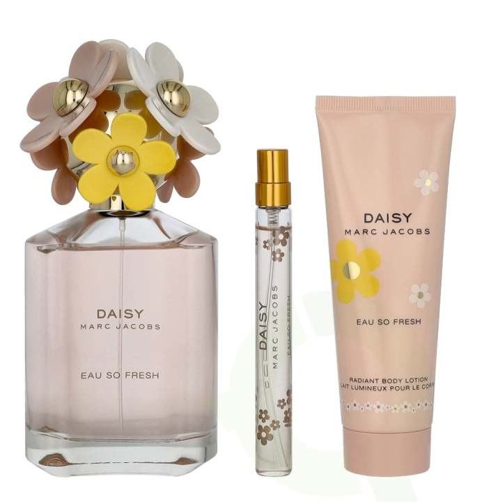 Marc Jacobs Daisy Eau So Fresh Giftset 210 ml Edt Spray 125ml/Body Lotion 75ml/Edt Spray 10ml i gruppen HELSE OG SKJØNNHET / Gavesett / Gavesett for henne hos TP E-commerce Nordic AB (D13107)