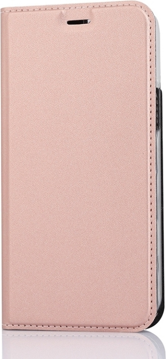 Wave BookCase iPhone 12 Pro / iPhone 12-etui, rosa gull i gruppen SMARTTELEFON & NETTBRETT / Mobilbeskyttelse / Apple / iPhone 12 Pro hos TP E-commerce Nordic AB (D13286)