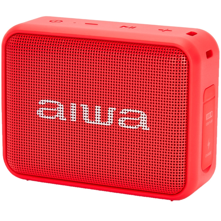 AIWA Bluetooth-högtalare Röd i gruppen Elektronikk / Lyd & Bilde / Høyttalere & tilbehør / Bluetooth-høyttalere / Bærbare høyttalere hos TP E-commerce Nordic AB (D13546)