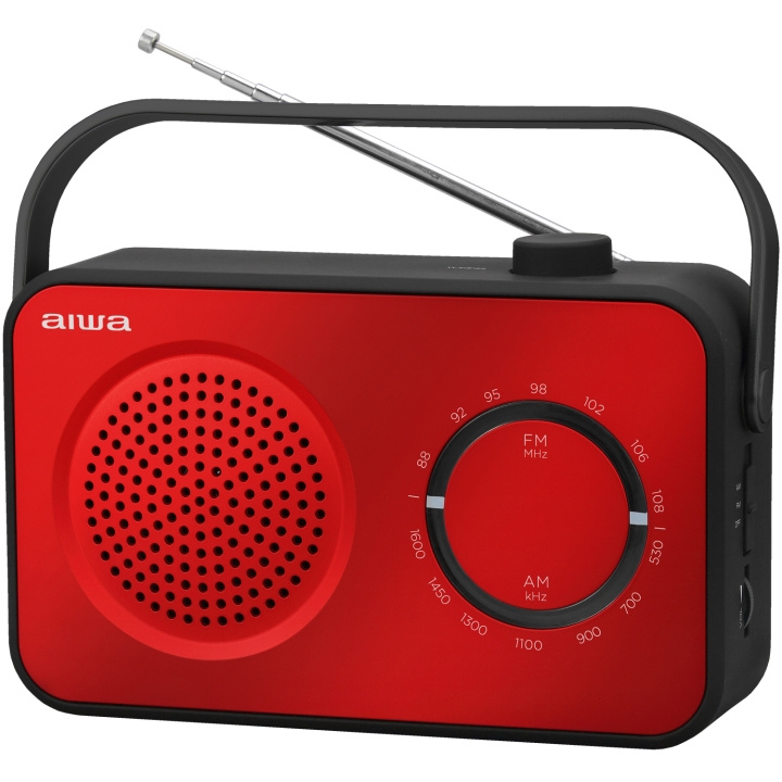 AIWA Analog radio Röd i gruppen Elektronikk / Lyd & Bilde / Hjemmekino, HiFi og bærbar / Radio & Vekkerklokker / Radio hos TP E-commerce Nordic AB (D13574)