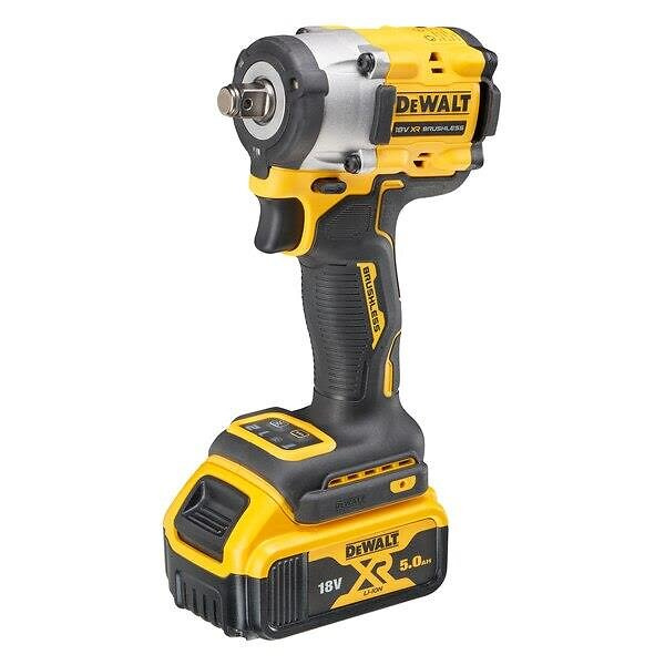 DeWALT slagnøgle 18V XR DCF921P2T-QW 2x5,0Ah, lader, Tstak kuffert i gruppen HJEM, HUS OG HAGE / Verktøy / Annet verktøy og tilbehør hos TP E-commerce Nordic AB (D13598)