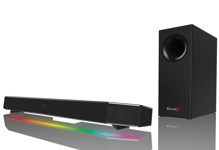 Creative Sound Blaster X Katana - lydplanke for spill i gruppen Elektronikk / Lyd & Bilde / Hjemmekino, HiFi og bærbar / Soundbars hos TP E-commerce Nordic AB (D13674)