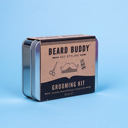 Fizz Creations Beard Buddy Grooming Kit i gruppen HELSE OG SKJØNNHET / Hår & styling / Barbering og trimming / Skjeggkammer og barberkoster hos TP E-commerce Nordic AB (D13792)