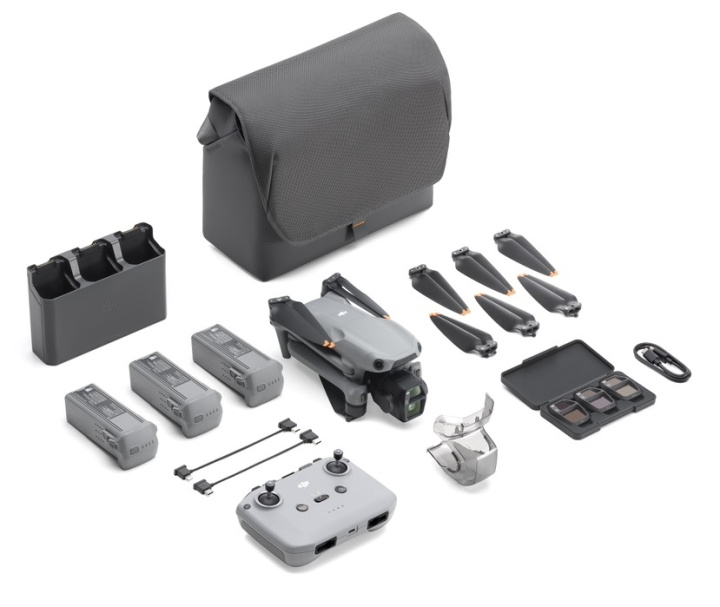 DJI Air 3S Fly More Combo (DJI RC-N3) - Drone i gruppen LEKER, BARN OG BABY / Radiostyrt / Droner hos TP E-commerce Nordic AB (D13828)