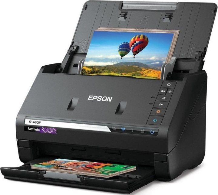 Epson FastFoto FF-680W - trådløs høyhastighetsskanner i gruppen Datautstyr / Skrivere og tilbehør / Skrivere / 3D-skrivere og tilbehør / Skrivare hos TP E-commerce Nordic AB (D13851)