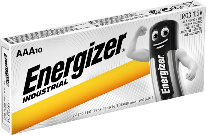 Energizer Industrial AAA 10-pakning i gruppen Elektronikk / Batterier & Ladere / Batterier hos TP E-commerce Nordic AB (D13869)