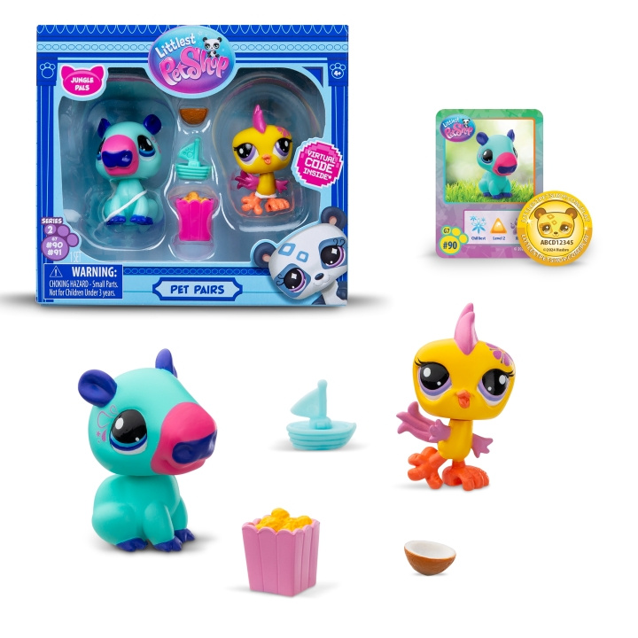 Littlest Pet Shop Pet Pair Ass (00620) i gruppen LEKER, BARN OG BABY / Leker / Figurer, miniatyrer og tilbehør hos TP E-commerce Nordic AB (D13933)