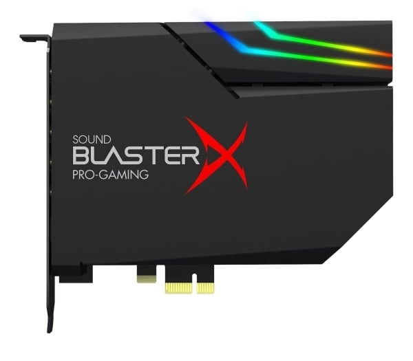 Creative Sound BlasterX AE-5 Plus Black i gruppen Datautstyr / PC-Komponenter / Lydkort hos TP E-commerce Nordic AB (D13945)