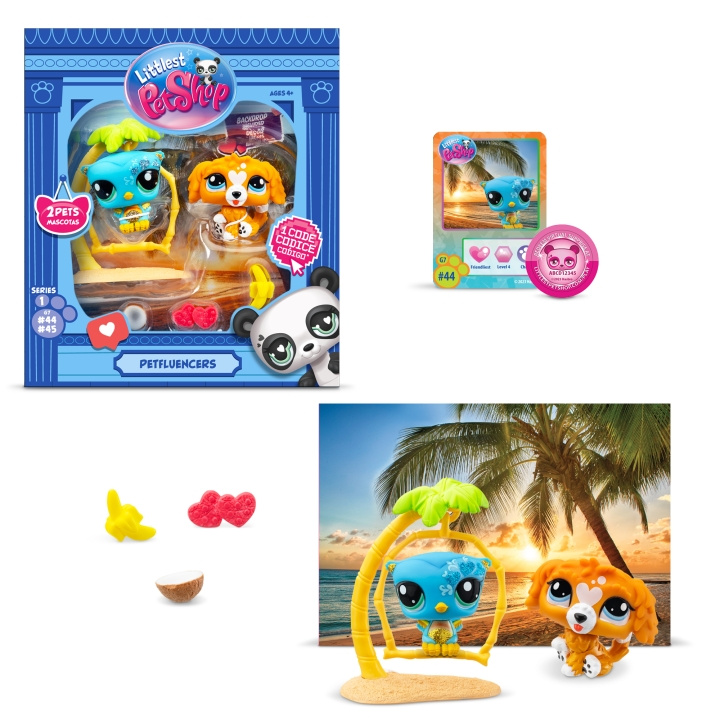 Littlest Pet Shop Petfluencer Pairs Ass. (00560) i gruppen LEKER, BARN OG BABY / Leker / Figurer, miniatyrer og tilbehør hos TP E-commerce Nordic AB (D13962)