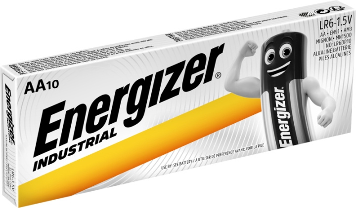 Energizer Industrial AA DP10/120 10-pakning i gruppen Elektronikk / Batterier & Ladere / Batterier hos TP E-commerce Nordic AB (D13974)