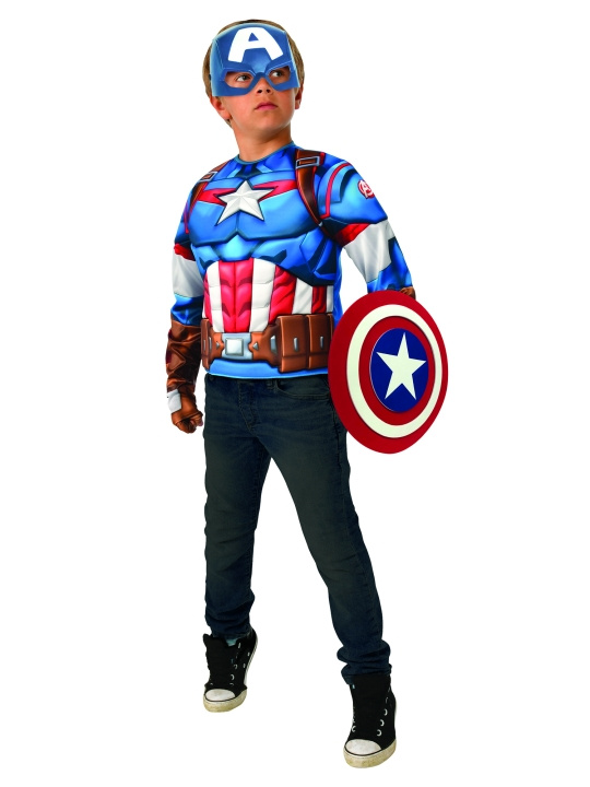 Disney Rubies - Captain America utkledningssett (G40332OS000) i gruppen LEKER, BARN OG BABY / Leker / Figurer, miniatyrer og tilbehør hos TP E-commerce Nordic AB (D14124)