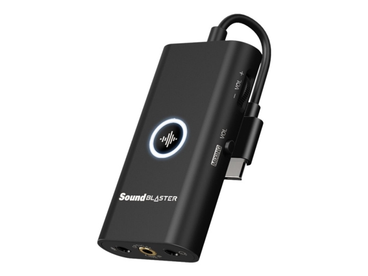 Creative Sound Blaster G3 bærbar USB Gaming DAC i gruppen Datautstyr / PC-Komponenter / Lydkort hos TP E-commerce Nordic AB (D14156)