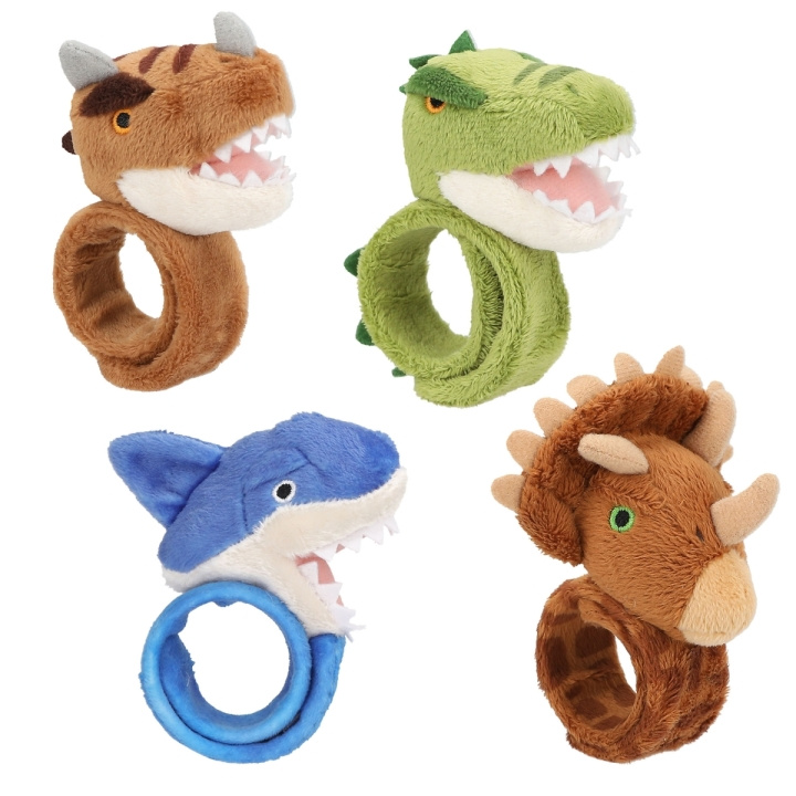 Dino World Slap Armbånd Plysj - (0413219) i gruppen LEKER, BARN OG BABY / Leker / Leksaker hos TP E-commerce Nordic AB (D14171)