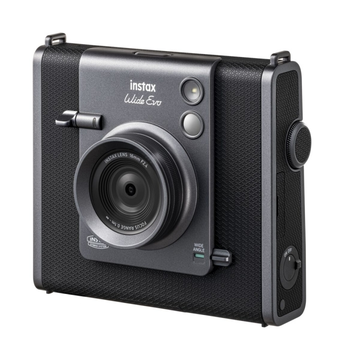 Fuji Instax Wide EVO Black Hybrid-kamera i gruppen Elektronikk / Foto og video / Kameraer hos TP E-commerce Nordic AB (D14287)