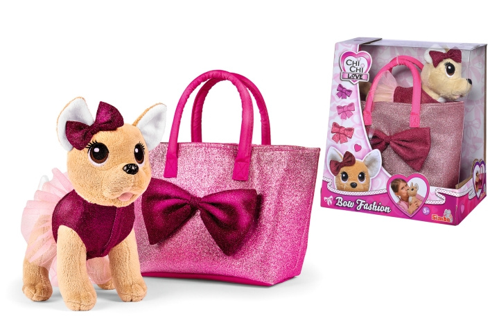 Chi Chi Love Bow Fashion Chihuahua m/pose - 20 cm (I-105893439) i gruppen LEKER, BARN OG BABY / Leker / Lite hjem & rollespill hos TP E-commerce Nordic AB (D14341)