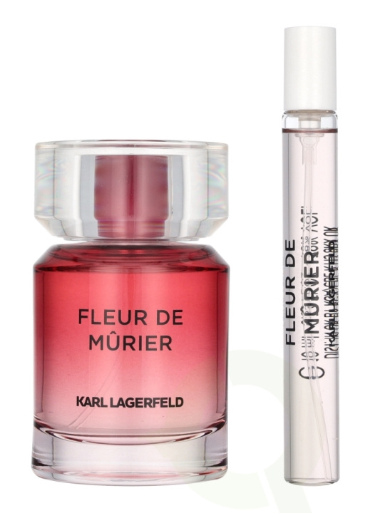 Karl Lagerfeld Fleur De Mûrier Giftset 60 ml Edt 50 ml / Edt 10 ml i gruppen HELSE OG SKJØNNHET / Gavesett / Gavesett for henne hos TP E-commerce Nordic AB (D14487)