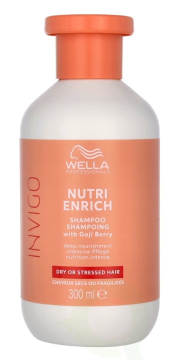 Wella Invigo - Nutri-Enrich Deep Nourishing Shampoo 300 ml With Goji Berry i gruppen HELSE OG SKJØNNHET / Hår & styling / Hårpleie / Sjampo hos TP E-commerce Nordic AB (D14555)