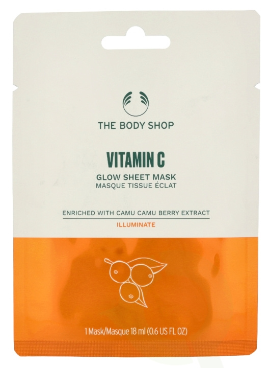 The Body Shop Vitamin C Glow Sheet Mask 18 ml i gruppen HELSE OG SKJØNNHET / Hudpleie / Ansikt / Masker hos TP E-commerce Nordic AB (D14578)